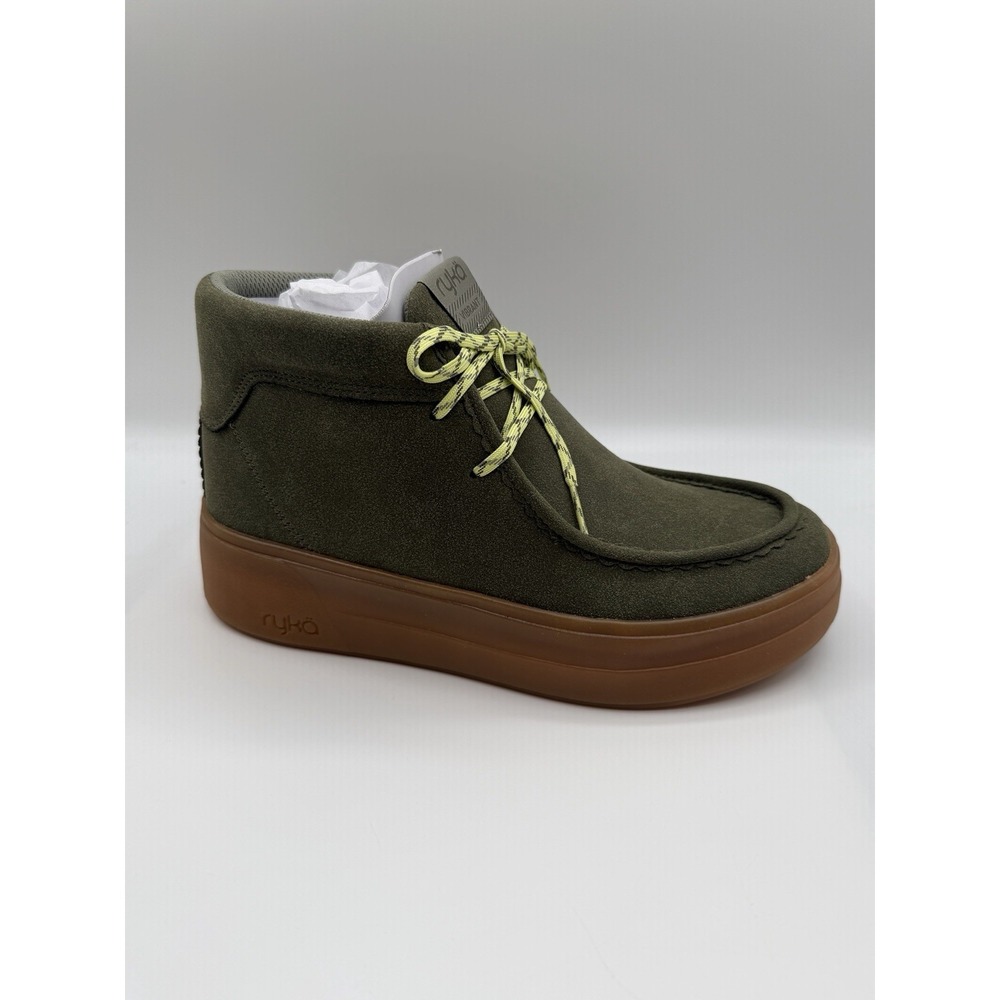 Ryka Vibrant Boots, Women's 7.5 WIDE, EU: 38 WIDE, Alpine Green, Casual Athletic